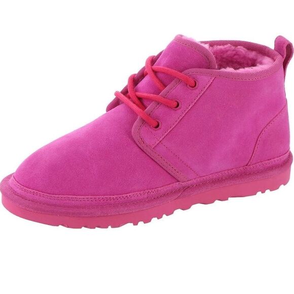 Ugg Women’s Pink Neumel Suede Boot Size 6 NIB - Picture 1 of 6